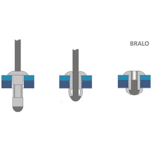 Заклепки для кейсов Adam Hall 55914010