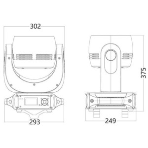 Прожектор полного движения LED Silver Star SS646XSE PLUTO2000XE MKII