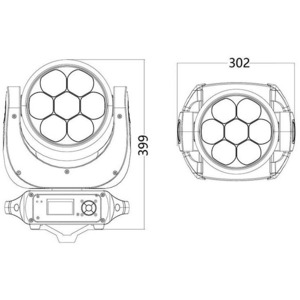 Прожектор полного движения LED Silver Star SS646XSE PLUTO2000XE MKII