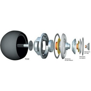 Полочная акустика Cabasse IO3 On Base black