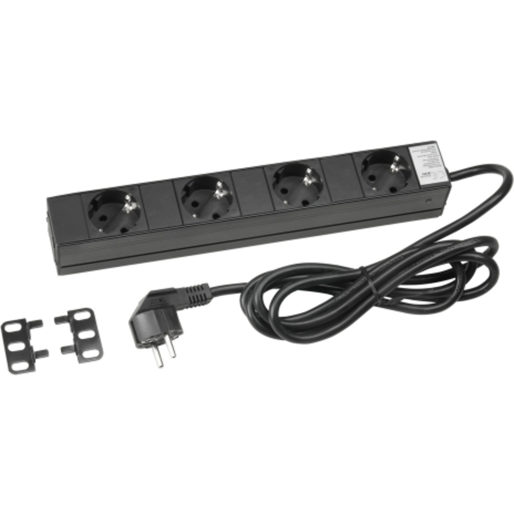 Дистрибьютер питания для студии Adam Hall 87470 Mains Power Strip with 4 Sockets