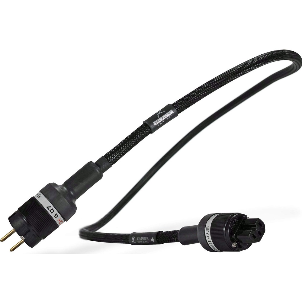 Кабель силовой Schuko - IEC C13 Synergistic Research UEF BLACK 10 Awg 15A 5 ft 1.5 m