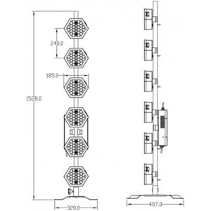 Блиндер Anzhee Lamp Line 6