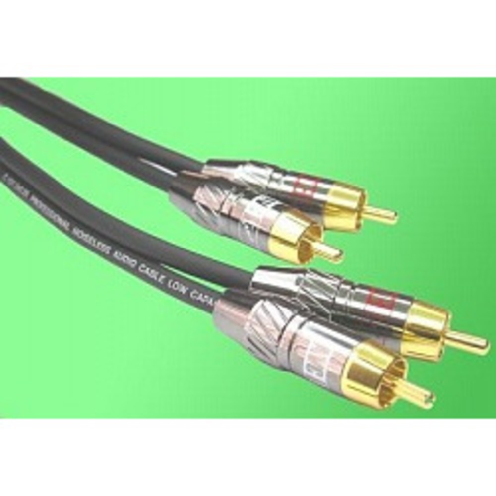 Кабель аудио 2xRCA - 2xRCA AVC Link CABLE-900/1.0 black 1.0m