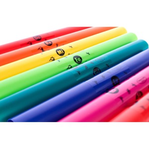 Музыкальные трубки диатонический набор Boomwhackers BW-DG