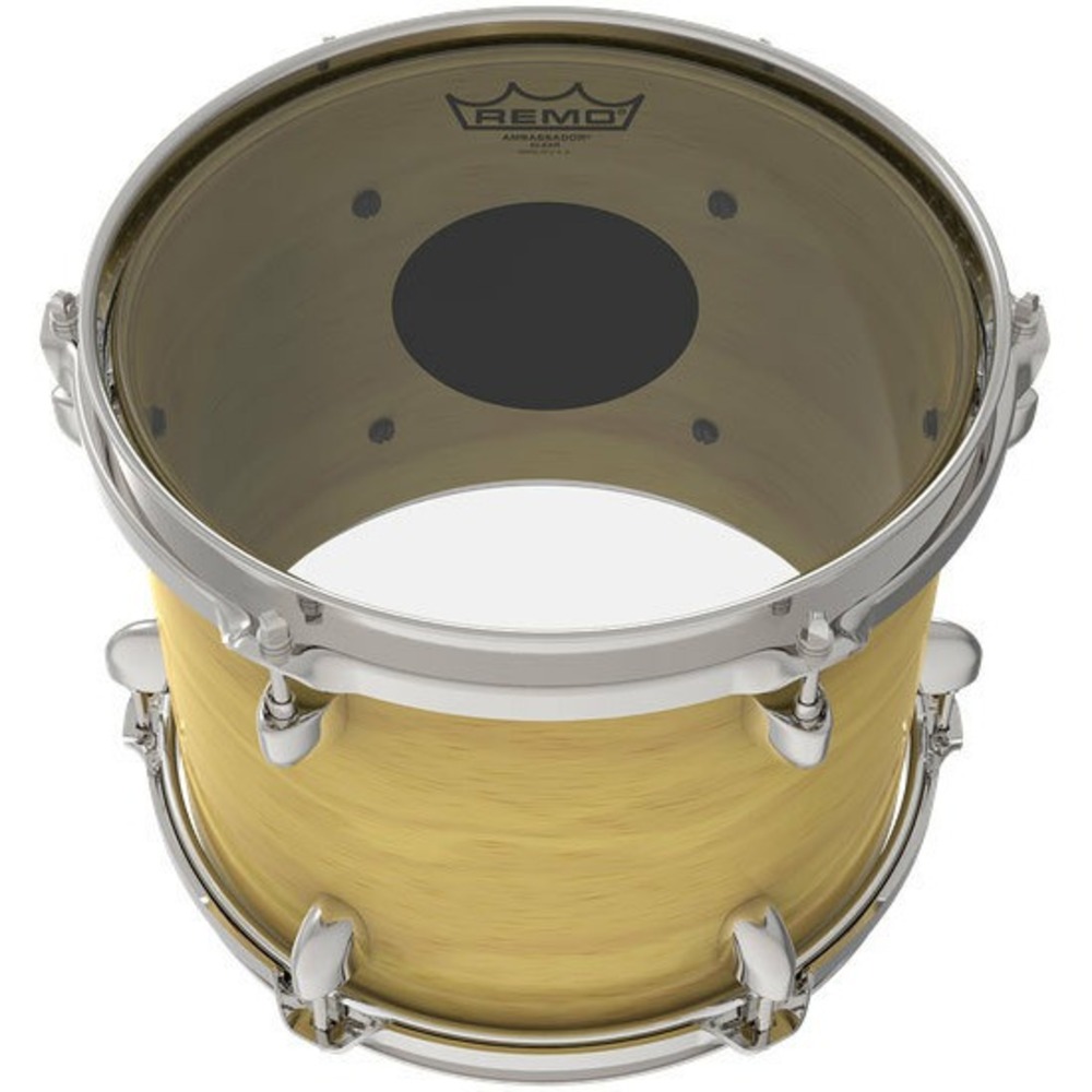 Пластик для барабана REMO CS-0313-10 Batter Controlled Sound Black Dot Clear 13