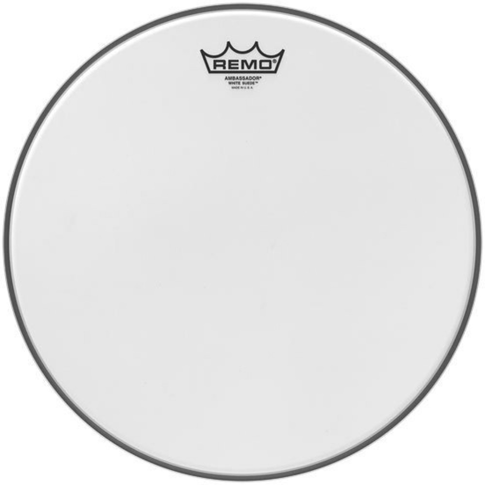 Пластик для барабана REMO BA-0814-WS Batter Ambassador White Suede