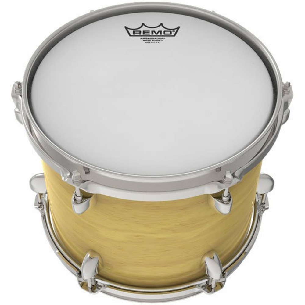 Пластик для барабана REMO BA-0813-WS Batter Ambassador White Suede