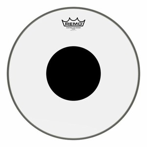 Пластик для барабана REMO CS-0312-10 Batter Controlled Sound Clear Black Dot On Top