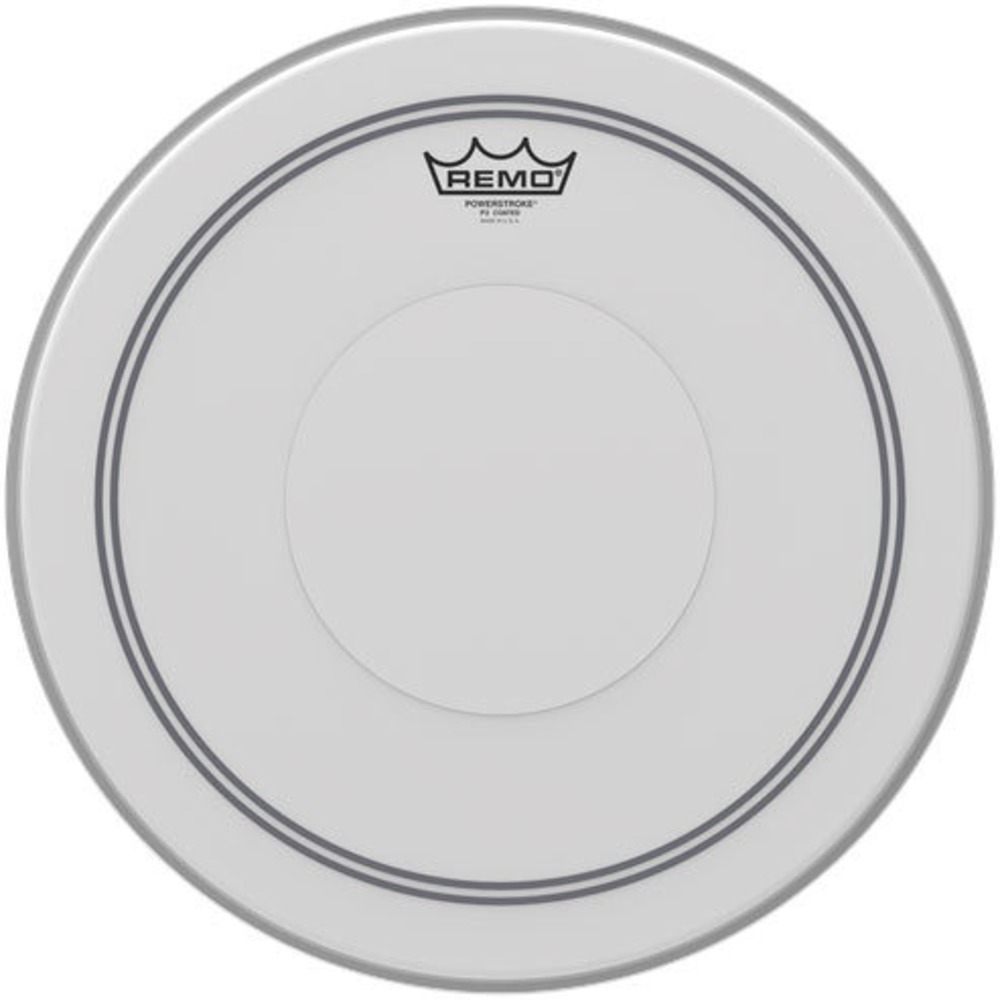 Пластик для барабана REMO P3-0110-C2 Batter Powerstroke 3 Coated Clear Dot Top Side