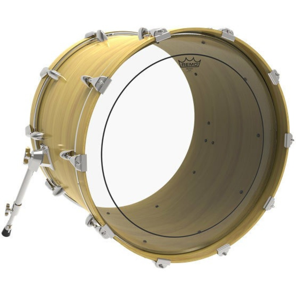 Пластик для барабана REMO PS-1320-00 Bass Pinstripe Clear