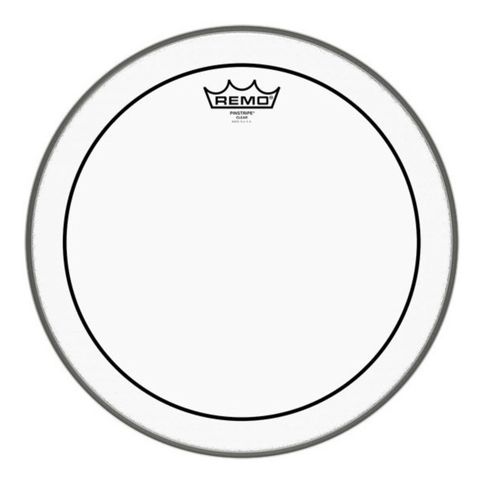 Пластик для барабана REMO PS-1324-00 Bass Pinstripe Clear