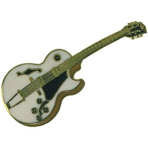 Сувенир Gewa Значок полуакустическая гитара ES175 (кремовый)