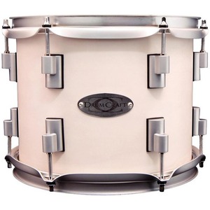 Том том барабан DRUMCRAFT Series 8. Том-том 10x8 Venice White Satin Chrome HW