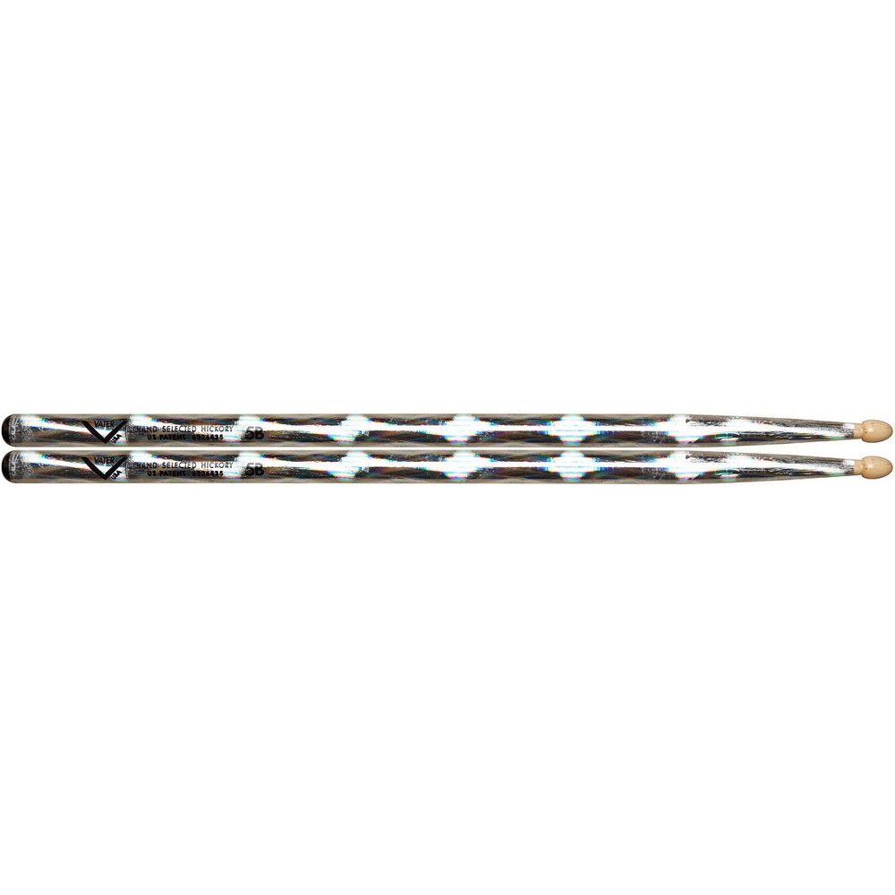 Палочки для барабана VATER VCS5B Color Wrap Silver Optic 5B