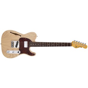 Электрогитара G&L Tribute ASAT Classic Bluesboy Semi-Hollow Natural Ash MP