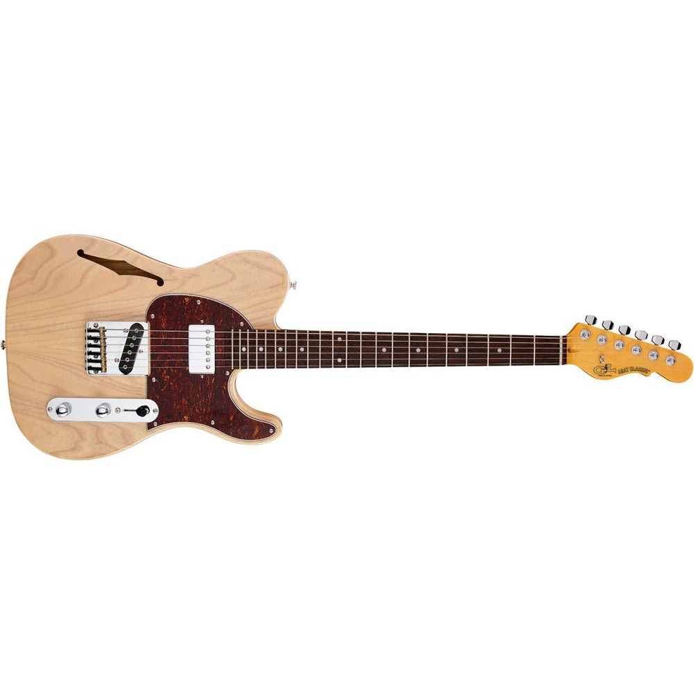 Электрогитара G&L Tribute ASAT Classic Bluesboy Semi-Hollow Blonde Jatoba