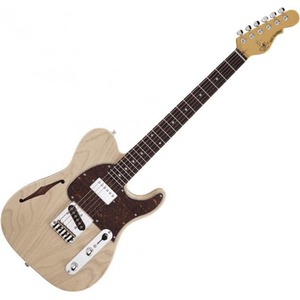 Электрогитара G&L Tribute ASAT Classic Bluesboy Semi-Hollow Blonde Jatoba