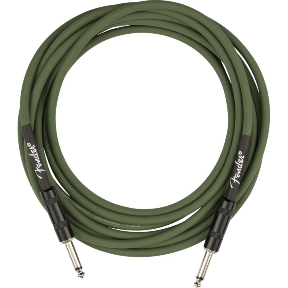 Кабель инструентальный Fender Strummer Pro 13 Instrument Cable Drab Green