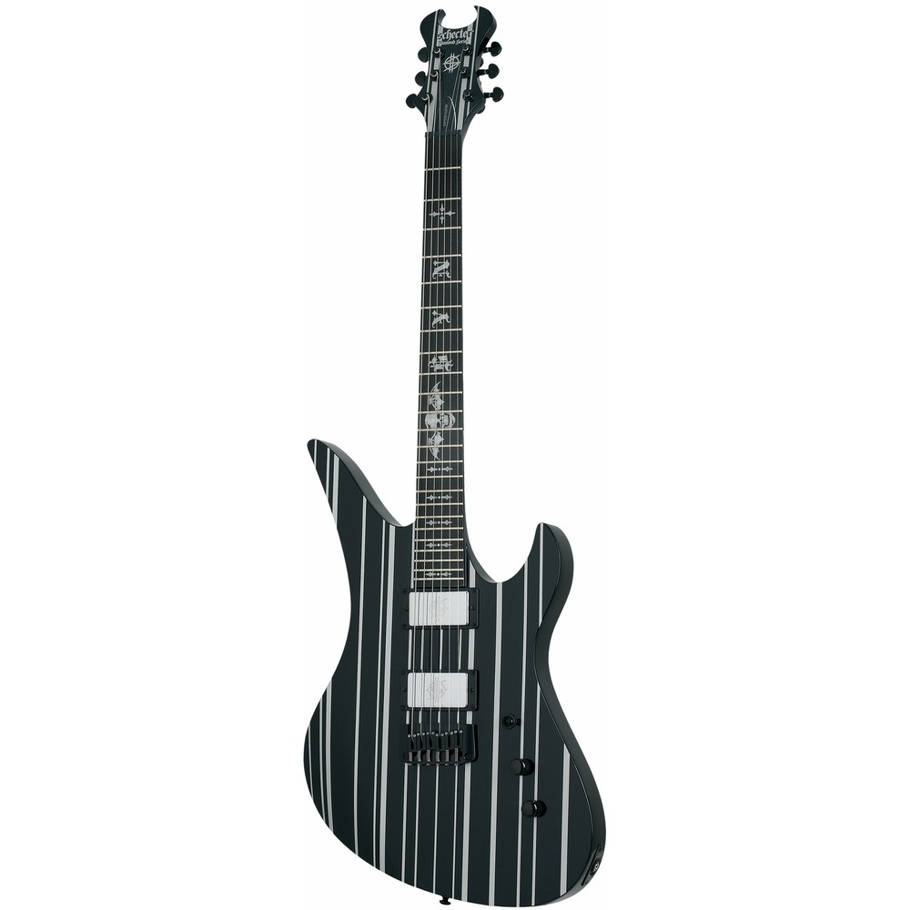 Электрогитара Schecter Synyster Custom BLK/SILVER HIPSHOT
