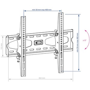 Кронштейн наклонный Kromax STAR-44 grey titan