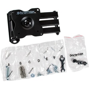 Кронштейн наклонно-поворотный Kromax DIX-15 black