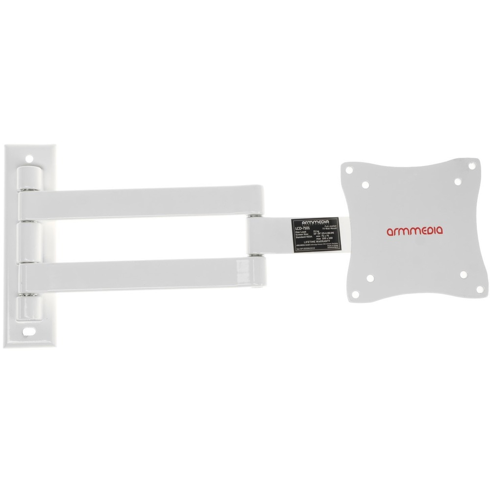 Кронштейн наклонно-поворотный Arm Media LCD-7101 white