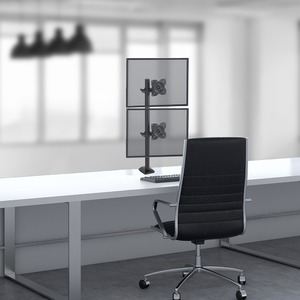 Кронштейн настольный для мониторов Kromax OFFICE-5 grey titan