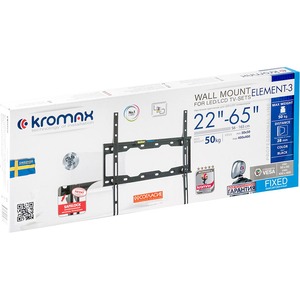 Кронштейн фиксированный Kromax ELEMENT-3 black