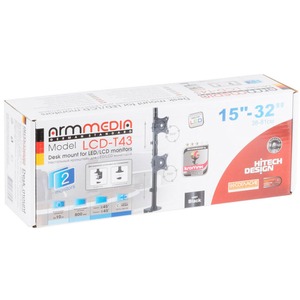 Настольный кронштейн для мониторов Arm Media LCD-T43 black