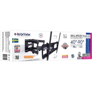 Кронштейн наклонно-поворотный Kromax PIXIS-XL new black