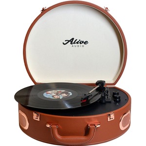 Проигрыватель винила Alive Audio MOVIE French chocolate c Bluetooth