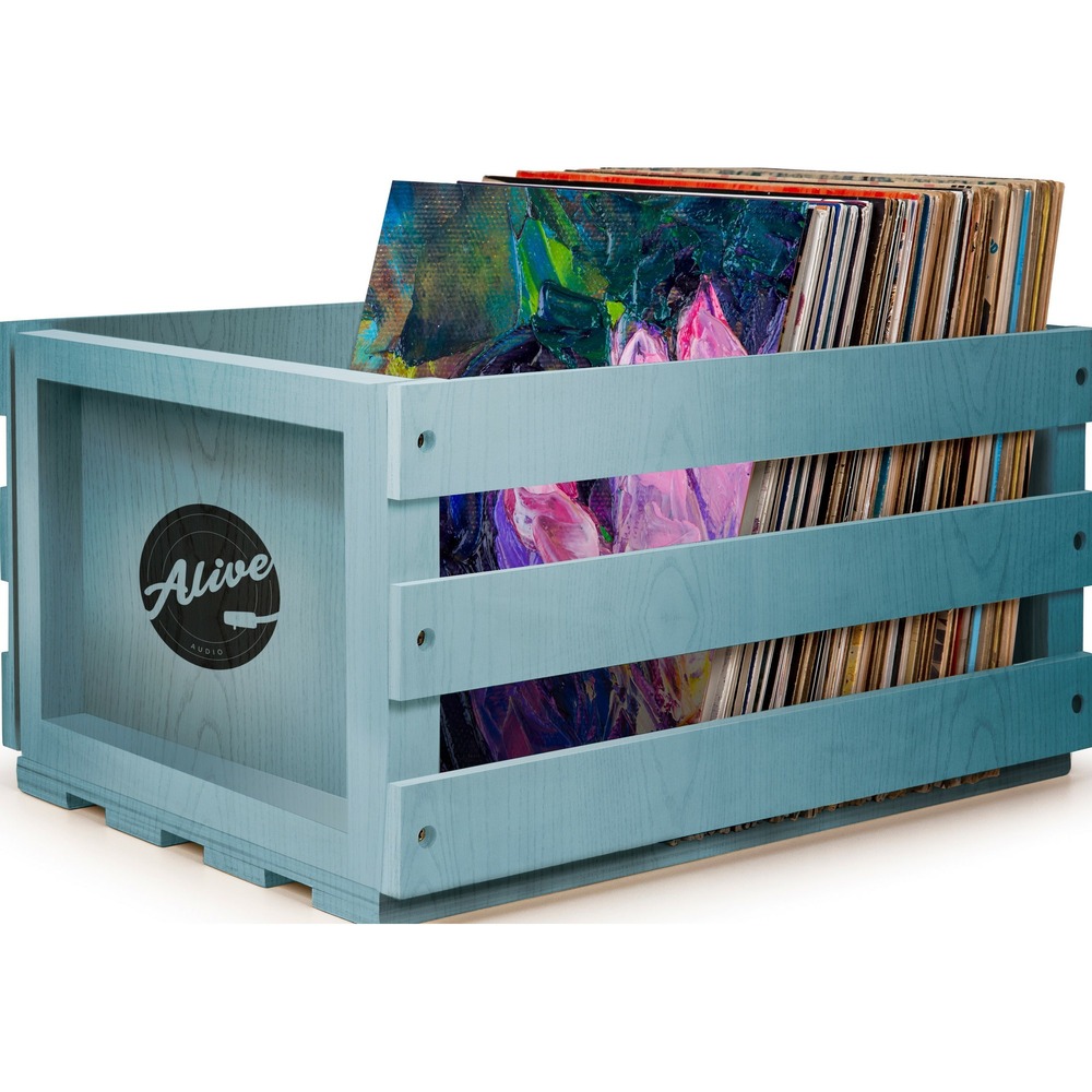 Ящик для виниловых пластинок Alive Audio Nature Blue