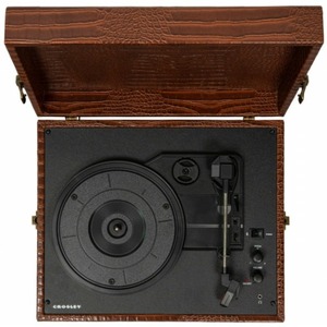 Проигрыватель винила Crosley VOYAGER CR8017A-BR Brown Croc