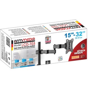 Настольный кронштейн для монитора Arm Media LCD-T03 black