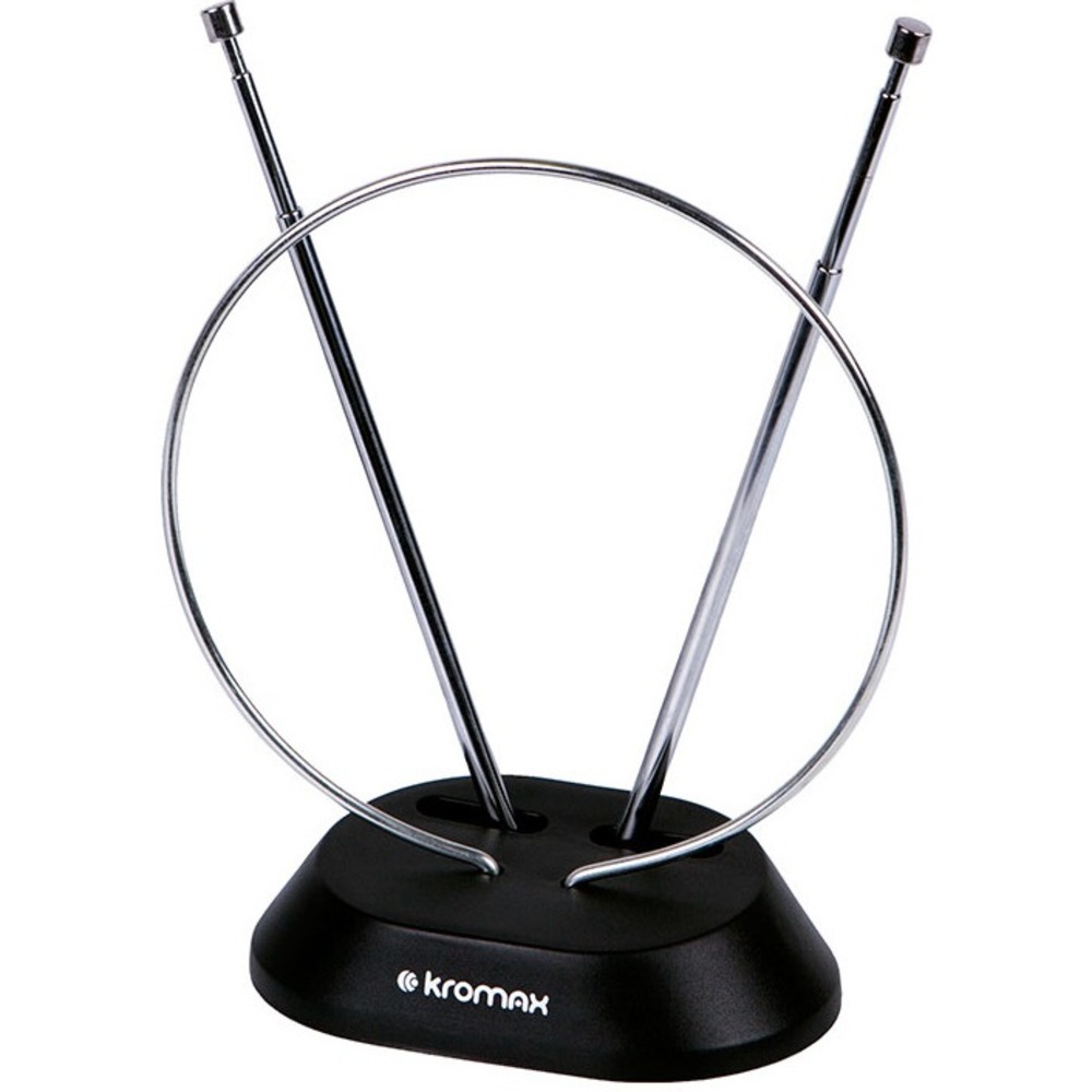 Антенна комнатная Kromax TV FLAT-01 black