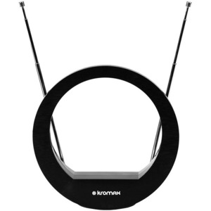 Антенна комнатная Kromax TV FLAT-02 black