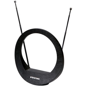 Антенна комнатная Kromax TV FLAT-02 black