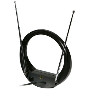 Антенна комнатная Kromax TV FLAT-02 black