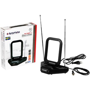 Антенна комнатная Kromax TV FLAT-03 черный