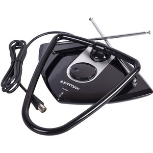 Антенна комнатная Kromax TV FLAT-06 black
