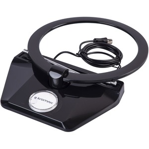Антенна комнатная Kromax TV FLAT-07 black