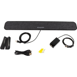 Антенна комнатная Kromax TV FLAT-17 black