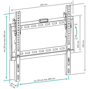 Кронштейн наклонный VLK TRENTO-34 black