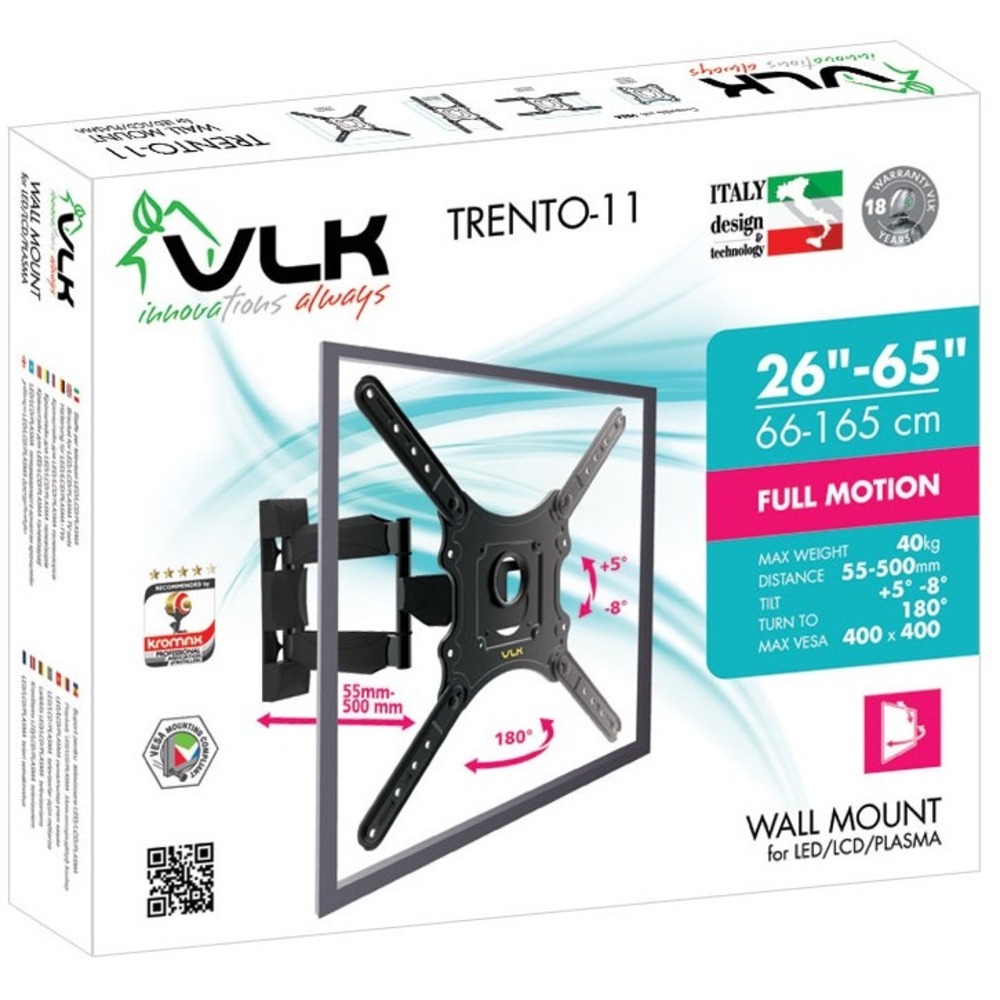 Кронштейн наклонно-поворотный VLK TRENTO-11 black