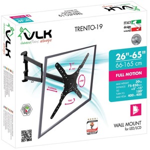 Кронштейн наклонно-поворотный VLK TRENTO-19 black