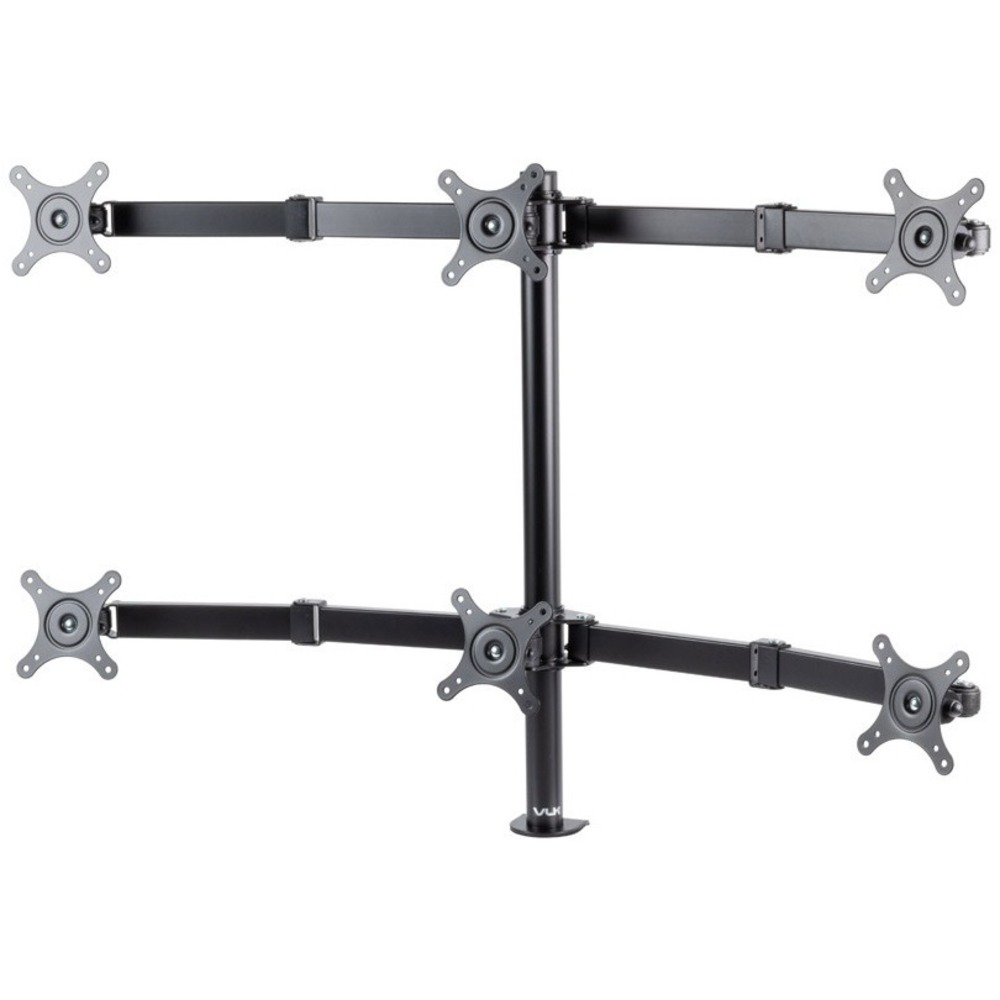 Кронштейн настольный для 6 ти мониторов VLK TRENTO-96 black