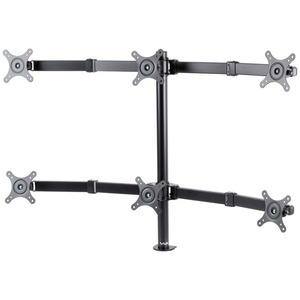 Кронштейн настольный для 6 ти мониторов VLK TRENTO-96 black