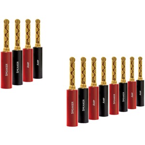 Разъем "Банана" Audioquest SureGrip100 BFA/Banana Gold (Set 12)