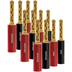 Разъем Банана Audioquest SureGrip100 BFA/Banana Gold (Set 12)